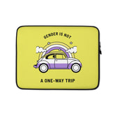 Gender Is Not A One-Way Trip Laptop Sleeve